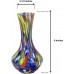 Glass Flower Vase, Tulip Collection, Decorative Hand Made Glass Sculpture, Made in Italy