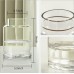 Clear Glass Vases Flower Vases for Centerpieces 9" Large Glass Cylinder Vase for Home Wedding Party Events Office Entryway
