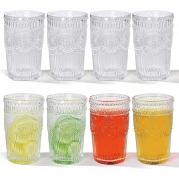 Glass cup relief household water cup set