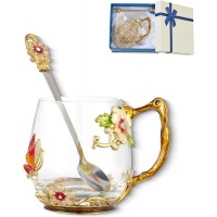 Juice flower tea glass cup